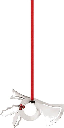 Georg Jensen   2026 juleornament horn 4,8 cm sølv
