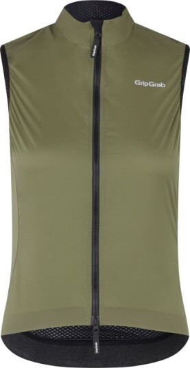 Gripgrab Women's WindBuster Windproof Lightweight Vest L , Olive Green