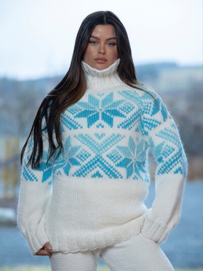Viking Garn 2409 1B Sno Genser