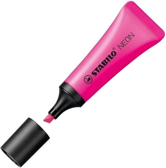 Stabilo Neon Overline Pen Pink - (10 Stk.)