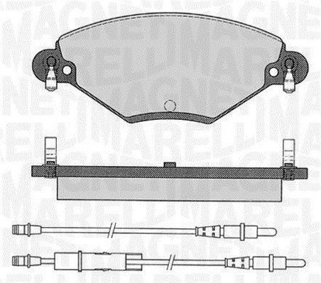 Bremseklosser MAGNETI MARELLI 363916060181