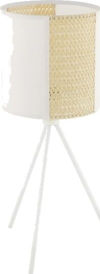 Eglo Arnhem Bordlampe E27 Hvit/Tre Eglo Arnhem Bordlampe E27 Hvit/Tre