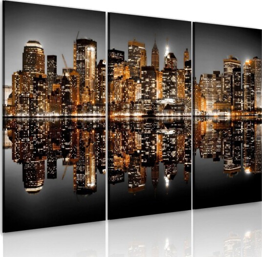 Bilde Sea Of Lights Nyc 60x40 Artgeist sp. z o. o.