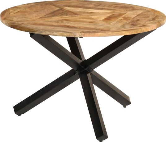 vidaXL Spisebord Ă110x75 cm grov heltre mango vidaXL Spisebord Ă110x75 cm grov heltre mango