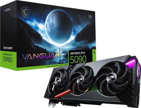 MSI GeForce RTX 5090 VANGUARD SOC 32 GB grafikkort
