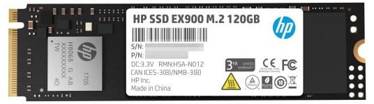 HP EX900 - SSD - 120 GB - PCIe 3.0 x4 (NVMe)