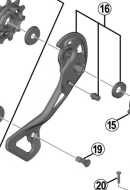 Shimano Rd-M9000 Gs Ytterplate
