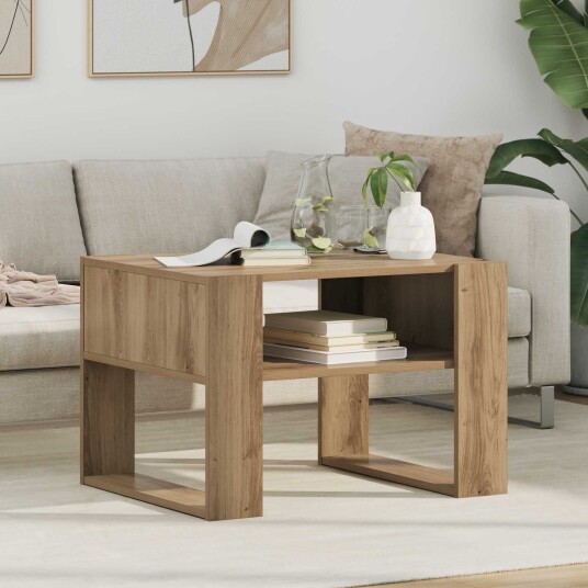 Kaffebord Artisan Eik 66 x 53 x 45 cm Konstruert tre