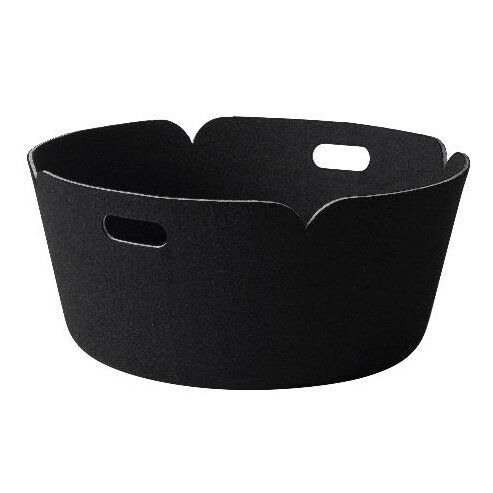 Muuto Restore oppbevaringskurv rund sort Muuto Restore oppbevaringskurv rund sort