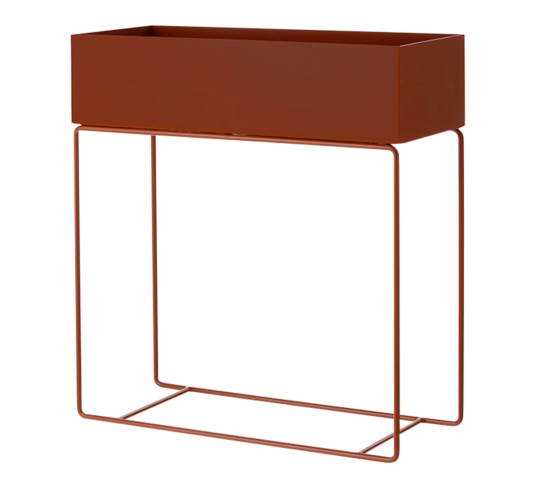 Ferm Living Plant box pidestall rødbrun