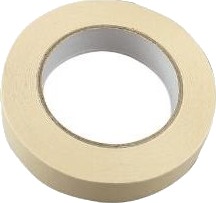 Afdækningstape Beige L50mxb19mm,16 Stk/Pk