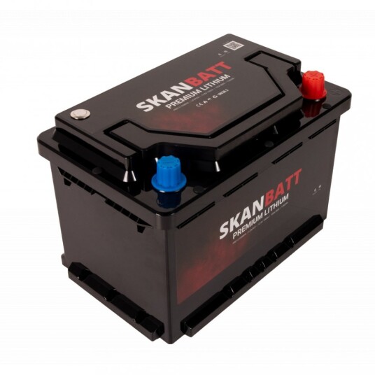 SKANBATT Premium Lithium - 12V 100Ah 100A BMS - 280x178x188mm - Bluetooth - Heat - 8 Års garanti SKANBATT Premium Lithium - 12V 100Ah 100A BMS - 280x178x188mm - Bluetooth - Heat - 8 Års garanti