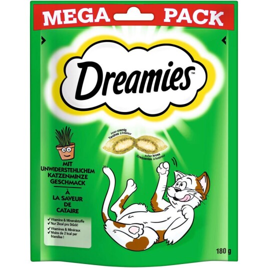 Dreamies Kattesnacks Big Pack Kattemynte (180 G) Dreamies Kattesnacks Big Pack Kattemynte (180 G)