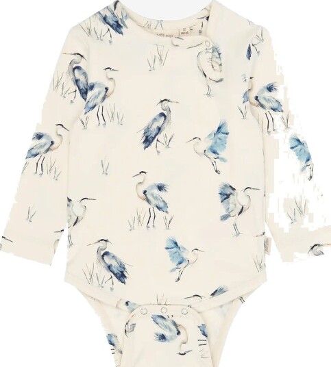 Petit Piao Ppstar L_S Body   EGGNOG HERON AOP   92