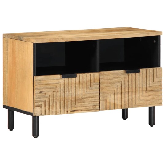  TV benk brun 70x33x46 cm heltre mango