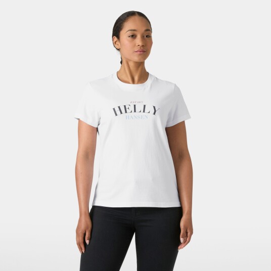 Helly Hansen Core Graphic 2.0 T skjorte Dame Hvit S