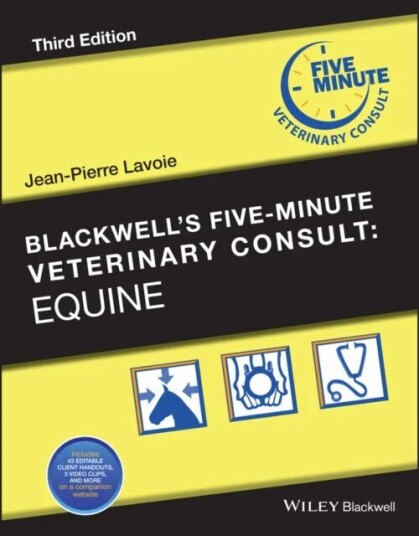 Blackwell'S Five-Minute Veterinary Consult Av Jean-Pierre (Universite De Montreal) Lavoie