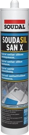 Solar Plus Soudasil Sanx Sanitetssilikon Transparent 300ml