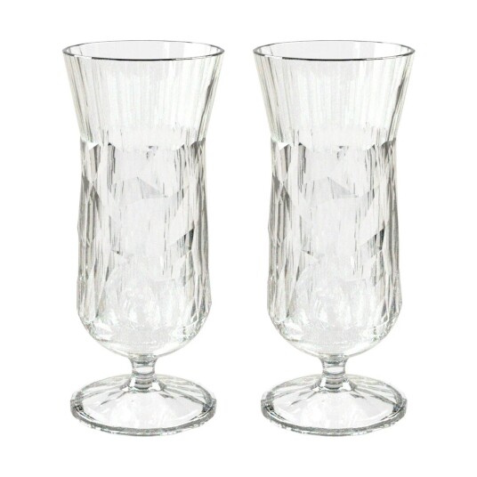 Koziol Club No. 17 drinkglass plast 40 cl 2-pakning Krystallklar 1746512-01-0 1746513-01-0