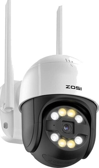 Zosi Utendørs Wifi Overvåkningskamera C289 Med Pan/Tilt 3mp IP66 32gb Microsd