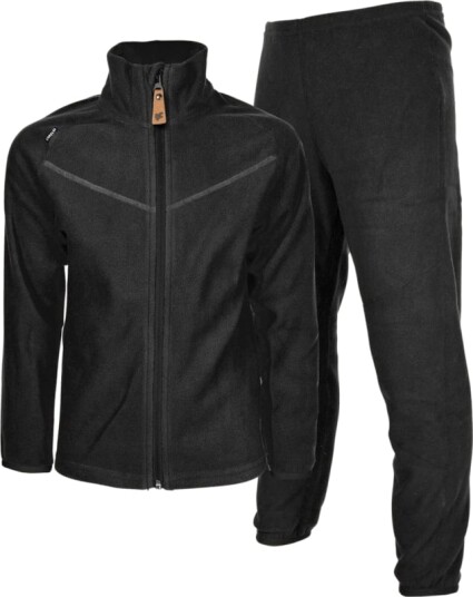 Lindberg Kids' Umeå Fleece Set 130, Black