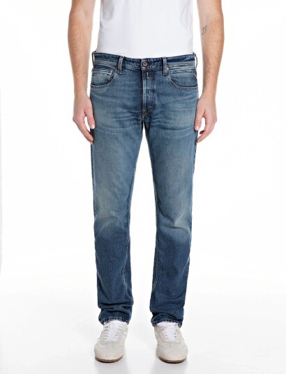 Replay Grover Trousers Straight Original Blue 30 x 34