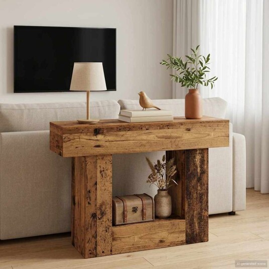 vidaXL Gammelt tre 101 x 30 x 74 cm