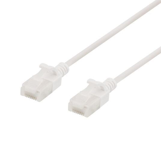 DELTACO Slim U/UTP LSZH 50cm white