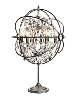 Rome bordlampe Natur / Krystall Rome bordlampe Natur / Krystall