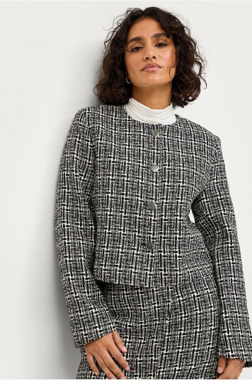 Soaked In Luxury Jakke slSadia Jacket Svart