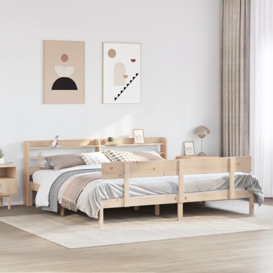 Sengeramme uten madrass 180x200 cm heltre furu 3306625 Sengeramme uten madrass 180x200 cm heltre furu 3306625