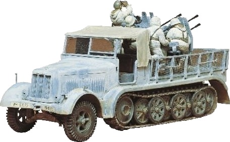 Tamiya 1/35 German 8ton Half Track 20mm Flakvierling Sdkfz 7/1