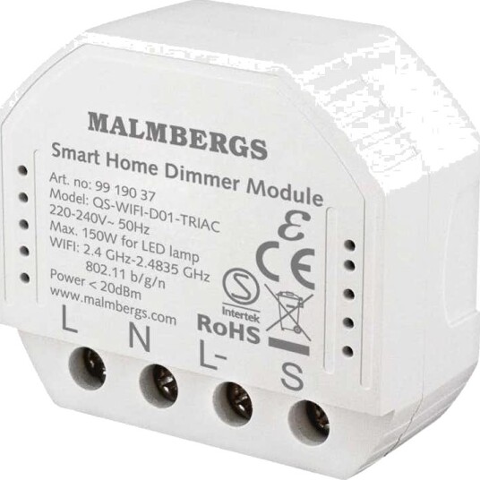 Boksdimmer Malmbergs SmartHome Wifi