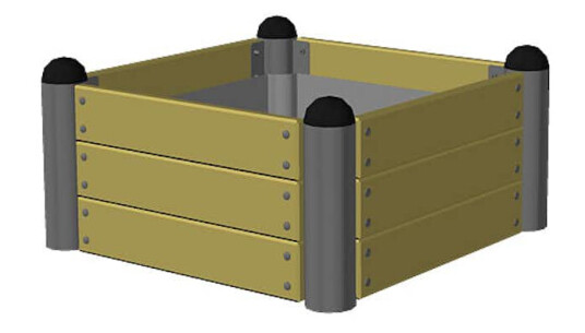 Plantekasse PLUS 80x80 cm Plantekasse PLUS 80x80 cm