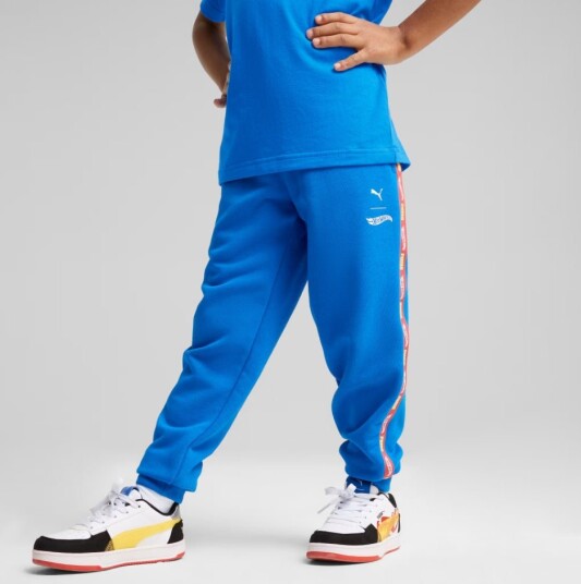 Puma Hot Wheels Joggebukser Blå 116 Puma Hot Wheels Joggebukser Blå 116