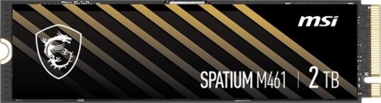 MSI SPATIUM M461 SSD 2TB M.2 PCIe 4.0 NVMe MSI SPATIUM M461 SSD 2TB M.2 PCIe 4.0 NVMe