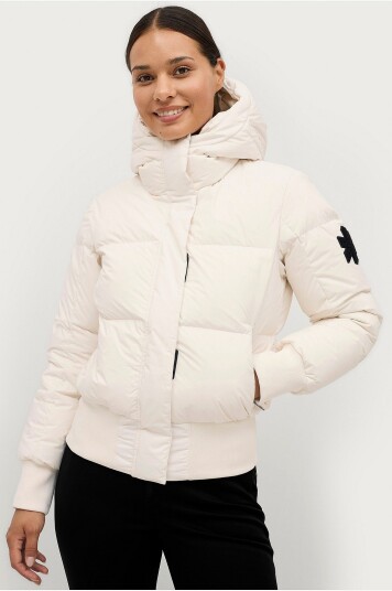 Áhkká Skijakke Gold Down Ski Rib Jacket Natur Áhkká Skijakke Gold Down Ski Rib Jacket Natur