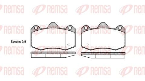 Bremseklosser REMSA 1404.00