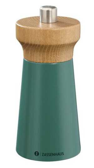 Zassenhaus Westerland pepperkvern 12 cm grønn Zassenhaus Westerland pepperkvern 12 cm grønn