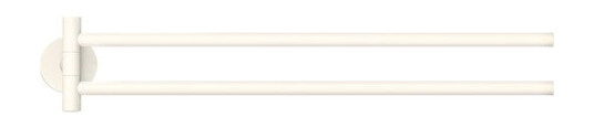 tesa Moon White two-armed towel holder