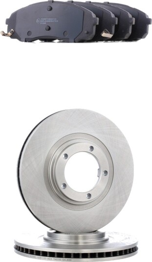 Bremseskiver og klosser RIDEX 3405B2835