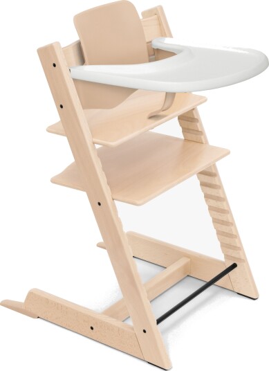 Stokke Tripp Trapp Stol + Baby Set + Matbrett Natural Stokke Tripp Trapp Stol + Baby Set + Matbrett Natural