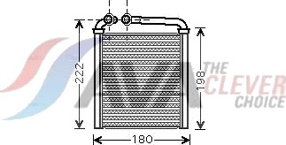 AVA COOLING SYSTEMS VNA6256 Varmeapparat register