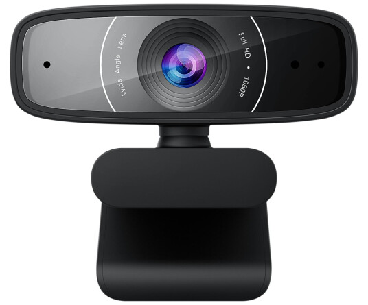 ASUS C3 USB FullHD Webcam with Wide Angle Lens Beamforming Microphone