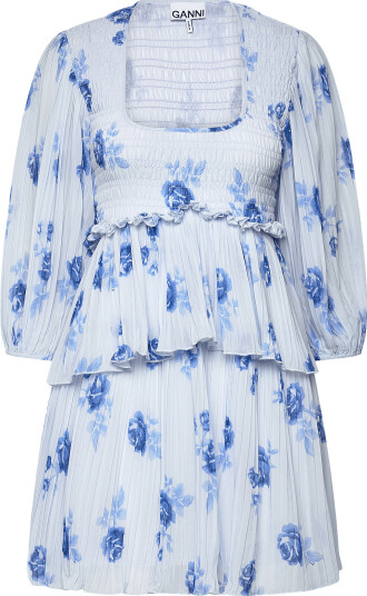 Ganni | Pleated Georgette | 36