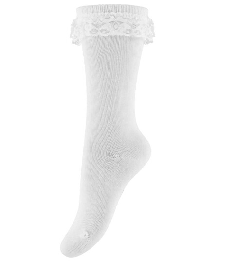 Minymo Knestrømper Noos White Minymo 19/22 Sokker Hvit 19 22