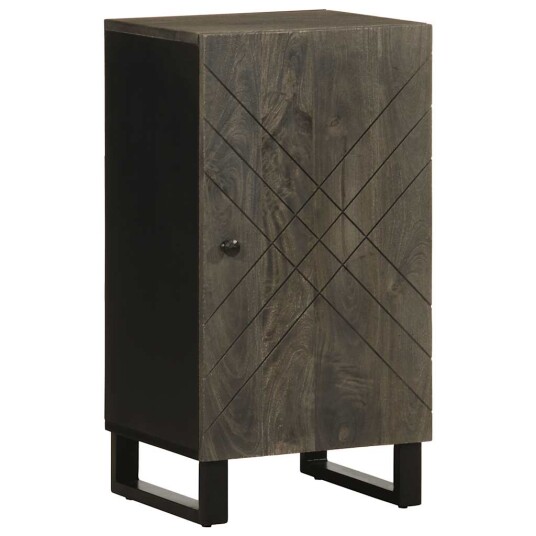  Skjenk svart 40x33x75 cm heltre mango