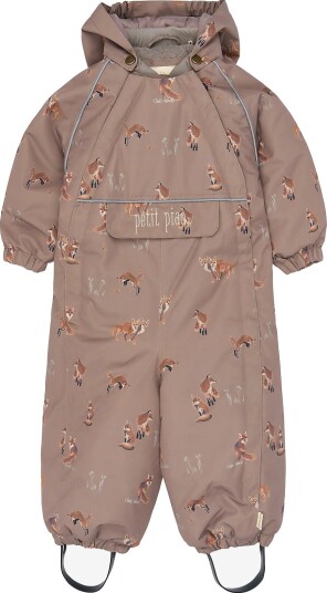 Petit Piao Ppdard Snowsuit FOSSIL FOX AOP 74