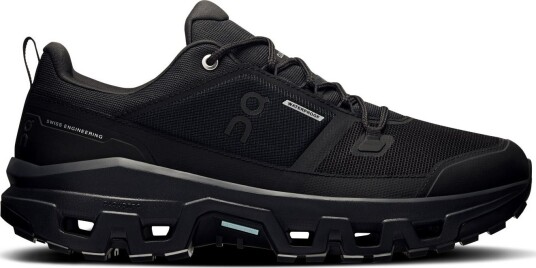 On Mens Cloudrock Low Waterproof Black/Black 40.5" On Mens Cloudrock Low Waterproof Black/Black 40.5"