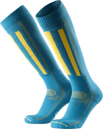 Danish Endurance Alpine Ski Socks 1 Pack   BLUE/YELLOW   39 42